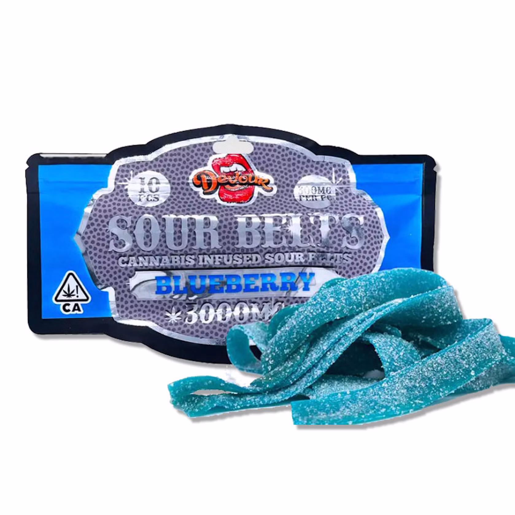 DEVOUR 3000MG BLUEBERRY BELTS