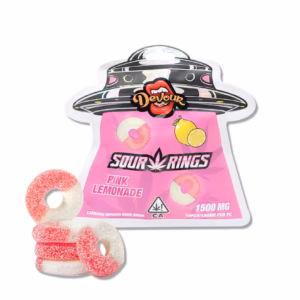 DEVOUR 1500MG PINK LEMONADE SOUR RINGS