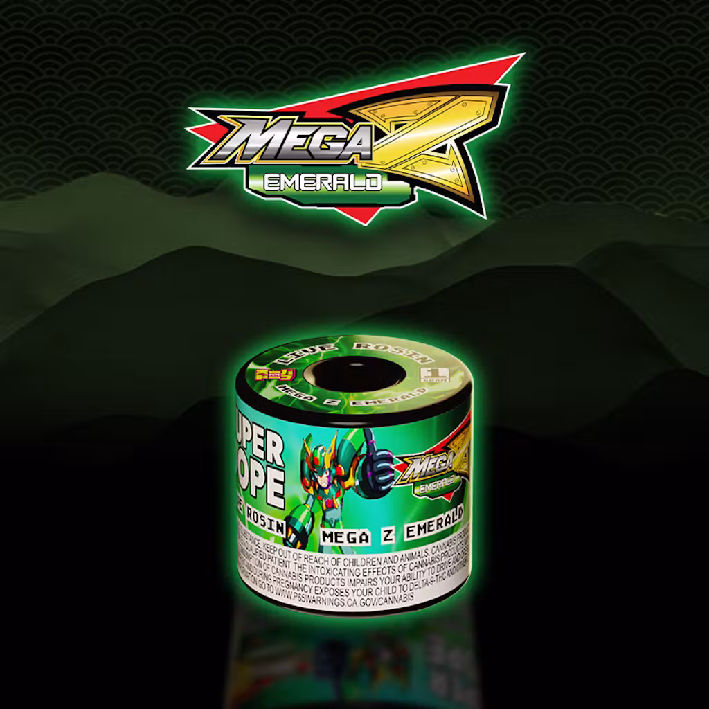 Mega Z Emerald — Live Rosin 1g